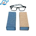 ODM Foldable Eyeglass Case Velvet Magnetic Collapsible Sunglasses Case