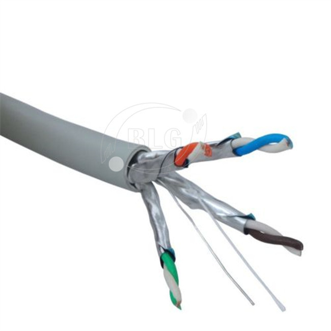 U / FTP LSZH Jacket Category 6a Cable , Pure Copper Category 6a Ethernet Cable