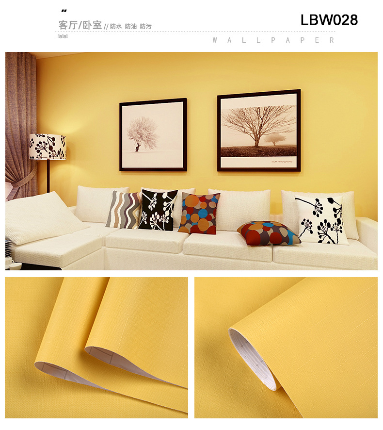 Add a Touch of Elegance with Our PVC Self Adhesive Non-woven Wallpaper Embossed Surface