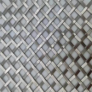 China Modern Style Interior Wire Mesh Stainless Steel Flat For Protect Railing wholesale