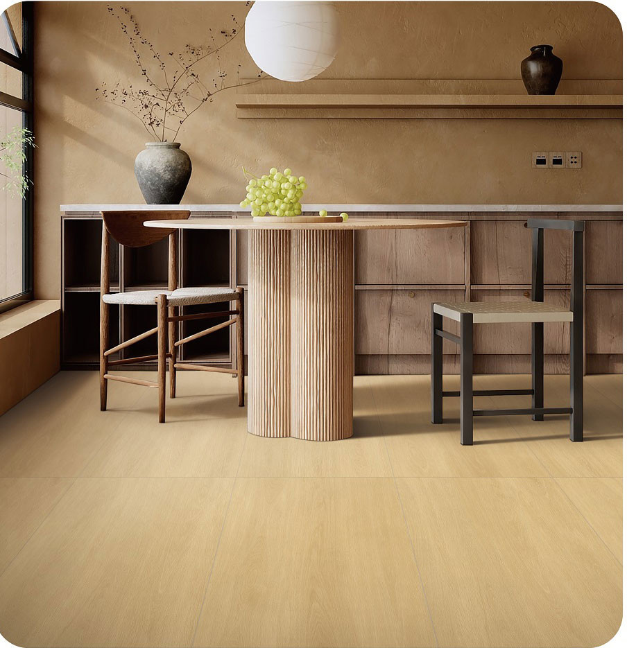 Ligth Brown 48"X24" Elegant Outdoor Floor Tiles And Antique Wood Look Porcelain Tile For Decor