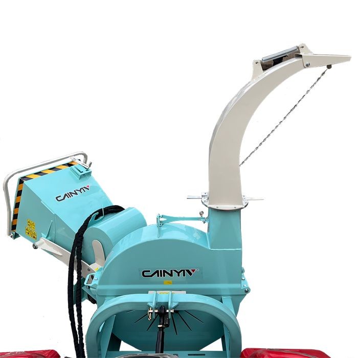 PTO Driven Wood Chipper Shredder 10inch Capacity Full Hydraulic Feed System