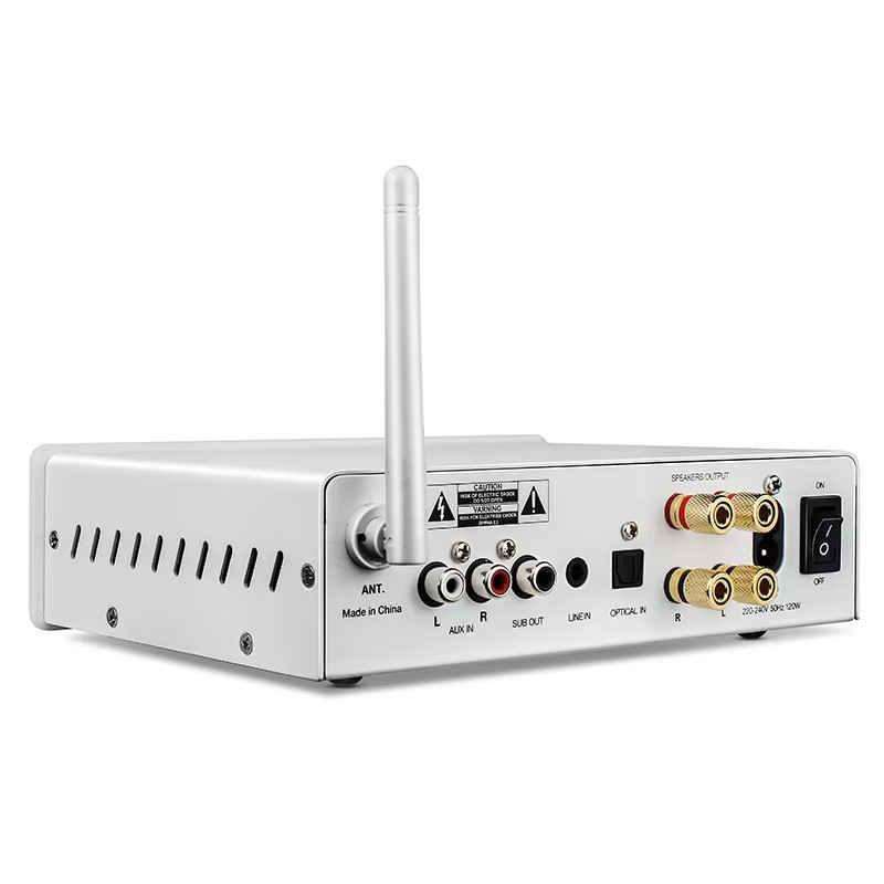 HIFI Wireless Audio Amplifier 2 Channel Bluetooth Compact Class D Audio Receiver Amplifier