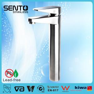 China SENTO stainless steel high faucets bathroom basin faucet wholesale