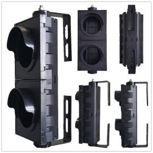 China Flip Door Integrated Housing 2-Aspect Body 100MM Body Road Traffic Light Part wholesale