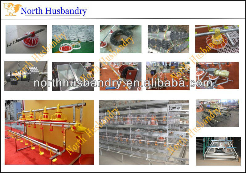 Automatic prefab poultry house equipment for chicken broiler farm