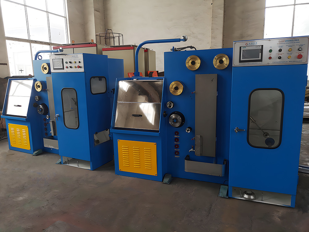 Continuous Annealing Fine Copper Wire Drawing Machine For Electronics Manufacturing