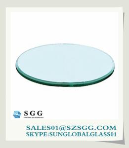 China Tempered round table Glass wholesale