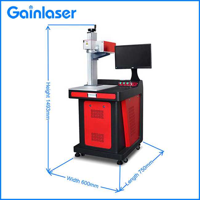 Glass Straw 5Watt 7.8A UV Laser Marking Machine