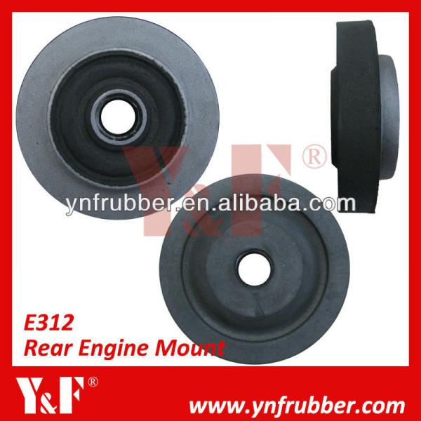 Professional Excavator Accessories Durable Rear Engine Cushion Rubber Engine