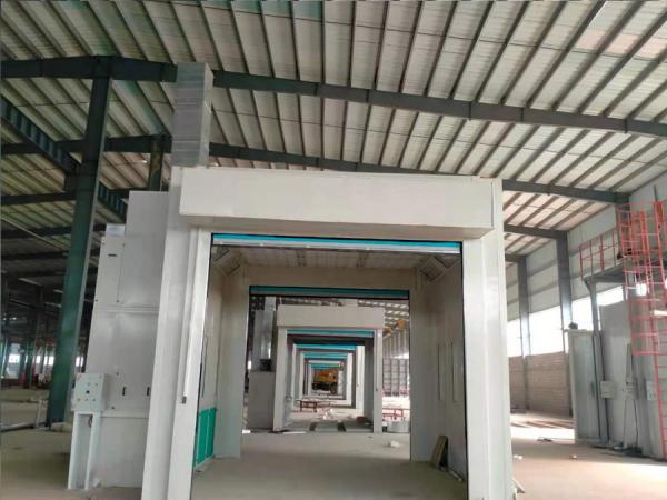 Rolling Door Paint Room For Truck Factory Truck Bus Spray Paint Booth Coating