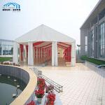 Commercial White Wedding Canopy Tent Double PVC Fabric Roof Cover