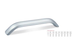 China Furniture door handle for Wardrobe Clothespress Door Aluminium Pull Handle 96.128.160mm wholesale