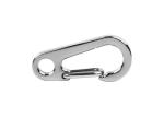 Safety Titanium Camping Parts Titanium Carabiner Climbing D Spring Snap Clip
