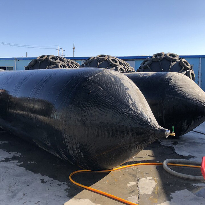 High Durability Ship Launching Airbags with Single / Double Arm ISO 17357 Standard