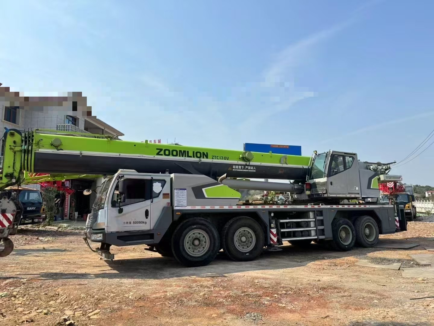 Original Situation Mobile Truck Crane For Sale 80 Tons Used Good Car