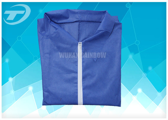 Waterproof Disposable Visitor Coats PE With Different Size , Medical Protective Clothing