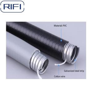 China PVC Coated Liquid Tight Flexible Conduit For Wiring Gray Black wholesale