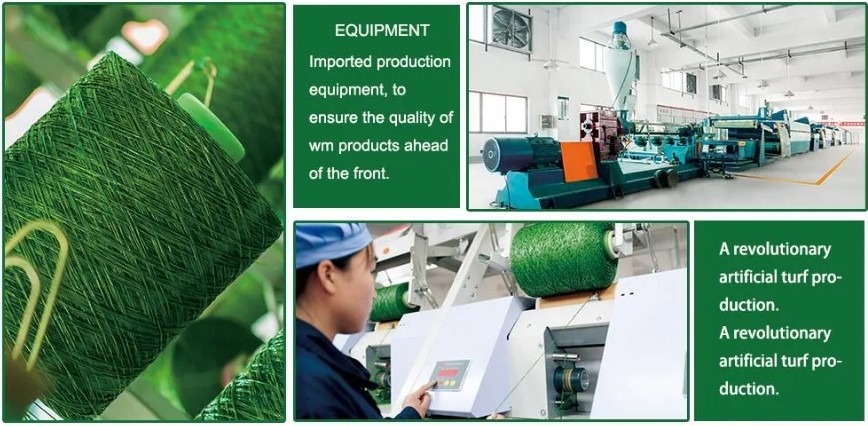 Chinese Manufacturer PE Material Thread Knitting Yarn Artificial Grass Yarn For Sport Grass