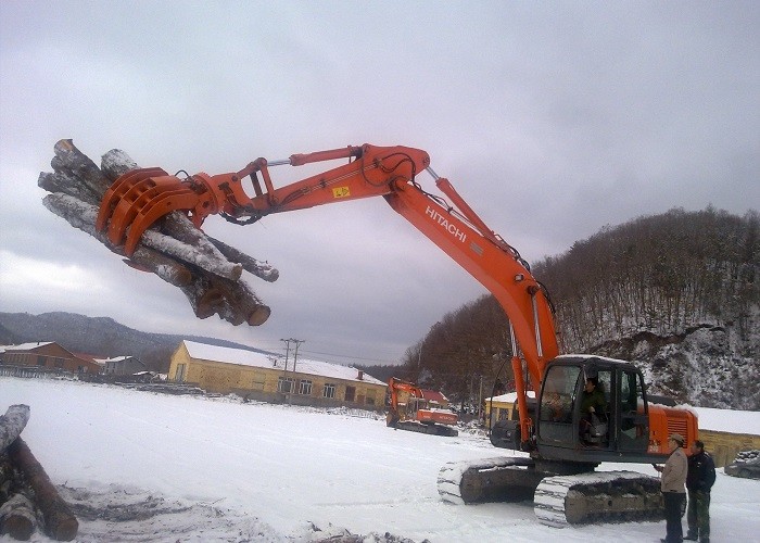 High Efficiency Rotating Excavator Bucket Tractor Grapple Attachment
