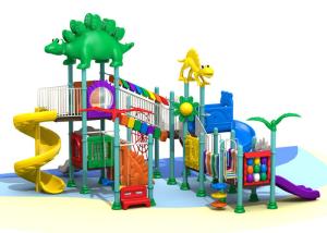 China Creative Kid Backyard Playground Set , Residential Outdoor Playground Equipment wholesale