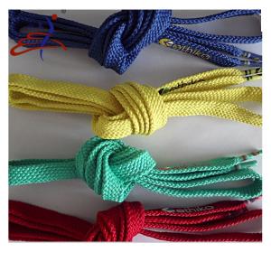 China Braided 40mm Led Flashing Shoestrings Flashing Shoe Laces Red Green wholesale