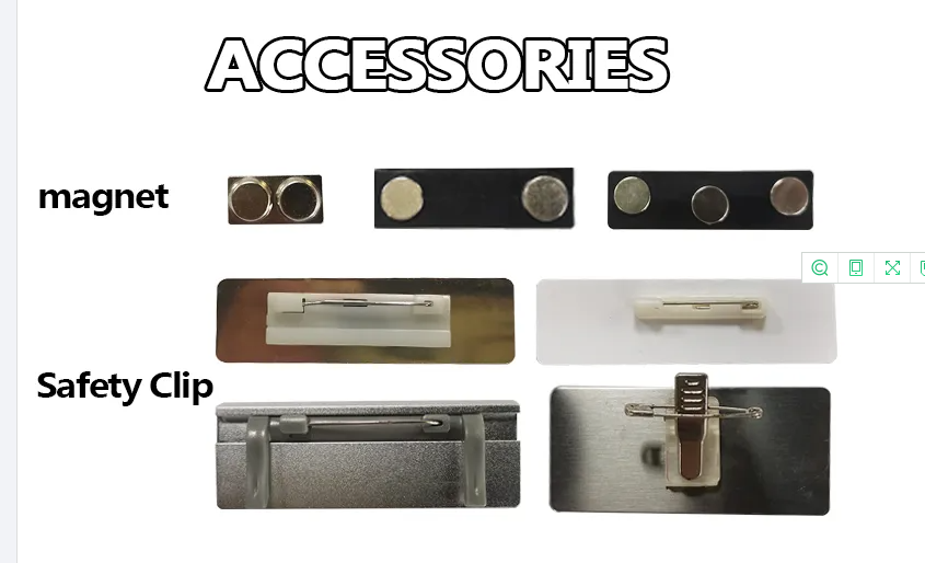 wholesale gold plated labels engrave concave custom embossed brand name logo tags metal name tag with magnet