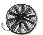 120w 14 Inch Universal Radiator Cooling Fan Plastic Material In Black