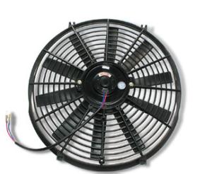 China 120w 14 Inch Universal Radiator Cooling Fan Plastic Material In Black wholesale