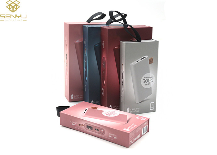 Mini 157g Fast charger packing box Finger Magnetic Battery Charger With Clear Window