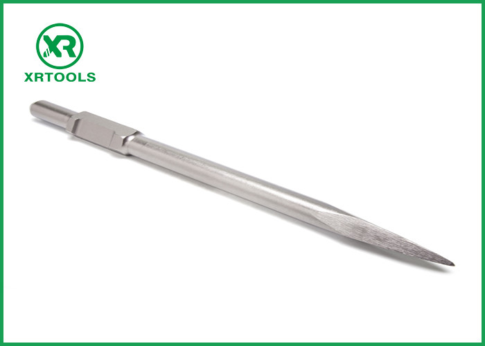 30MM Round Shank Electric Masonry Chisel , Sand Blaster Cold Steel Chisel For Stone