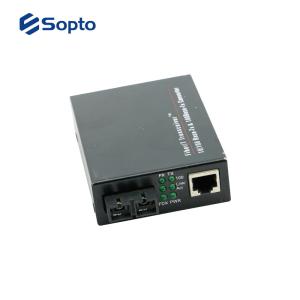 China Single Mode Fiber Media Converter RJ45 SC Connector wholesale