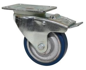 China 6 inch aluminium wheels rubber wheel for trolley wholesale