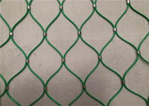 China 316 304 Stainless Steel Rope Mesh Architectural Stainless Steel Mesh Balustrade 60x60mm wholesale