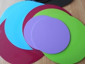 China Colourful Polished Round Aluminum Plate Anodized Aluminum Discs Non - Stick wholesale