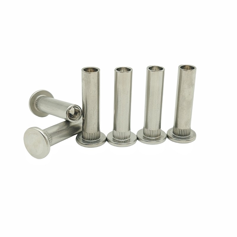 Crown Mark Processing Customized Stainless Steel Flower-Toothed Rivet Semi-Hollow Rivet Non-Standard Special-Shaped Part
