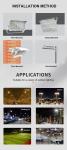 IP65 Waterproof LED Flood Garden Flood Lights Soccer Stadium Sports Field