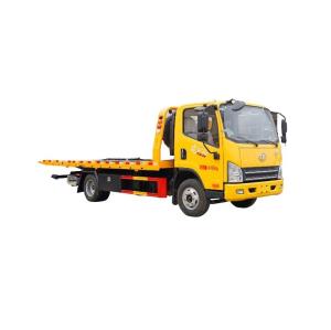 China FAW 140 Horsepower 4X2 Wrecker Truck Maximum Loading Weight 5 Ton 5995*2400*2300mm Fast 8 Gear Wrecker Truck for Towing wholesale
