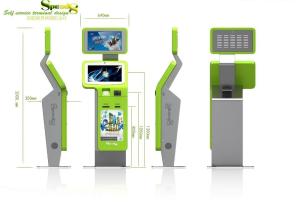 China OS Window XP2003, Retail / Ordering / Payment Health Kiosks For Building Hall And Stations wholesale
