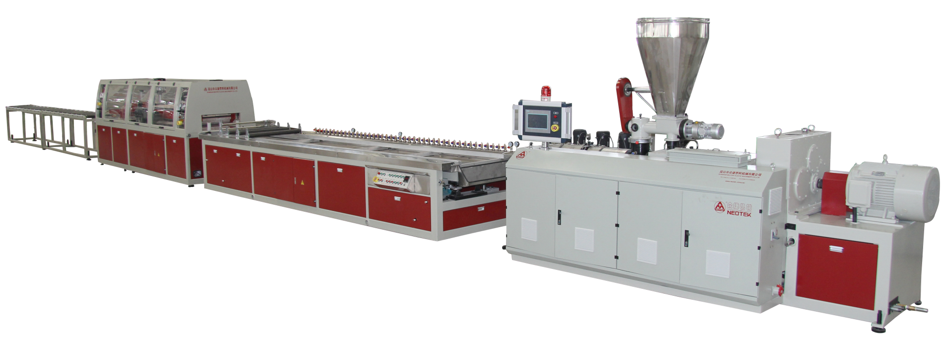 132 1 Screw L/D Ratio Power kW 268 PVC Hollow Sheet Extrusion Line for Transportation