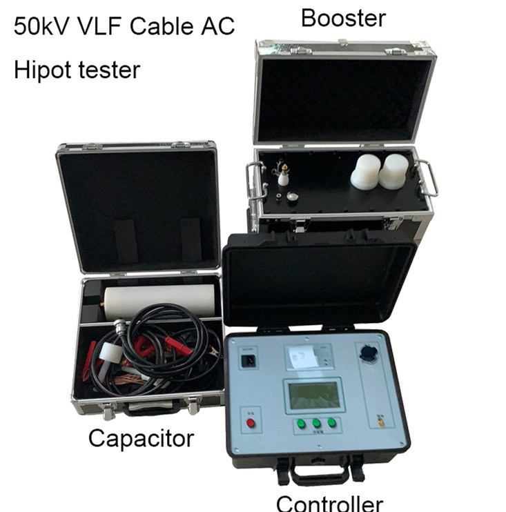 China Factory 30/50/80kv Vlf AC Hipot Tester 0.1Hz Very Low Frequency Cable Tester Withstand Voltage Test Equipment