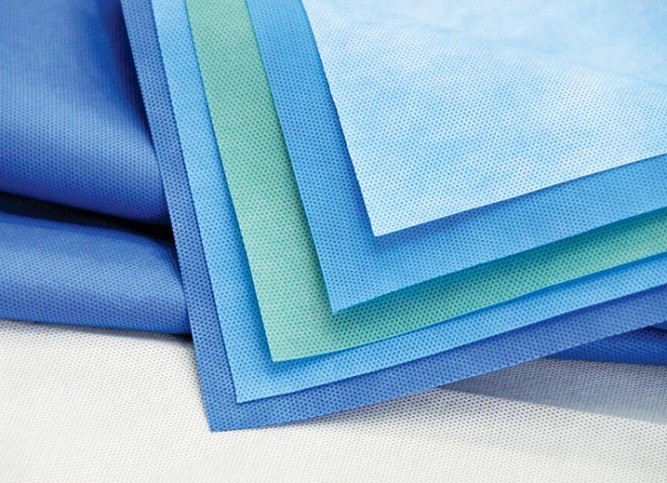 Blue PP SMMS Nonwoven Sterile Wrap For Medical Instrument