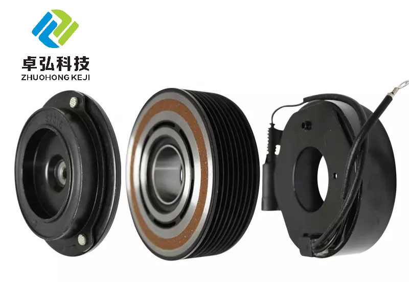 7SEU17C Auto AC Compressor Pulley Clutch Kit 8PK 110MM 12V For BMW X6 F18 2008-2010 1