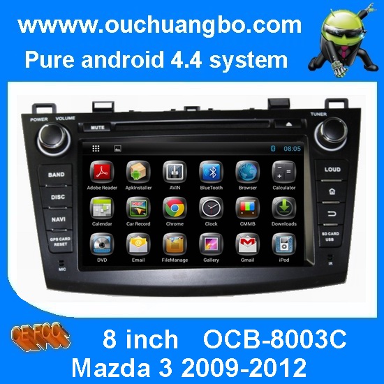 Ouchuangbo Pure Android 4.2 DVD Multimedia Kit GPS for Mazda 3 2009-2012 3G wifi Bluetooth Radio OCB-8003C