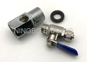 China Zinc Alloy Ball Valve And 3 Way Adapter for Reverse Osmosis Parts Water Purifier wholesale