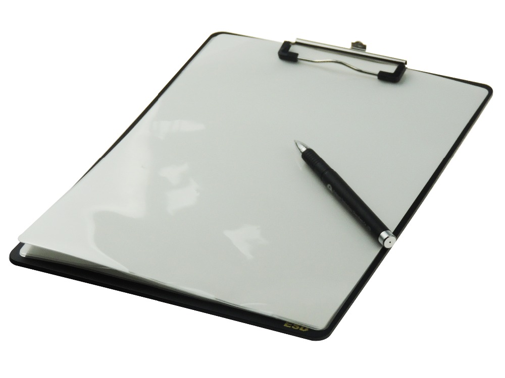 A4 3mm ESD Clip Board ESD Protected Area Products
