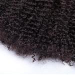 Grade 5A 6A 7A Brazilian kinky curly human hair sew in nylon for extension
