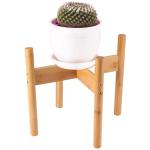 Extendable Bamboo Plant Rack Pot Holder Multifunctional Gardening Display