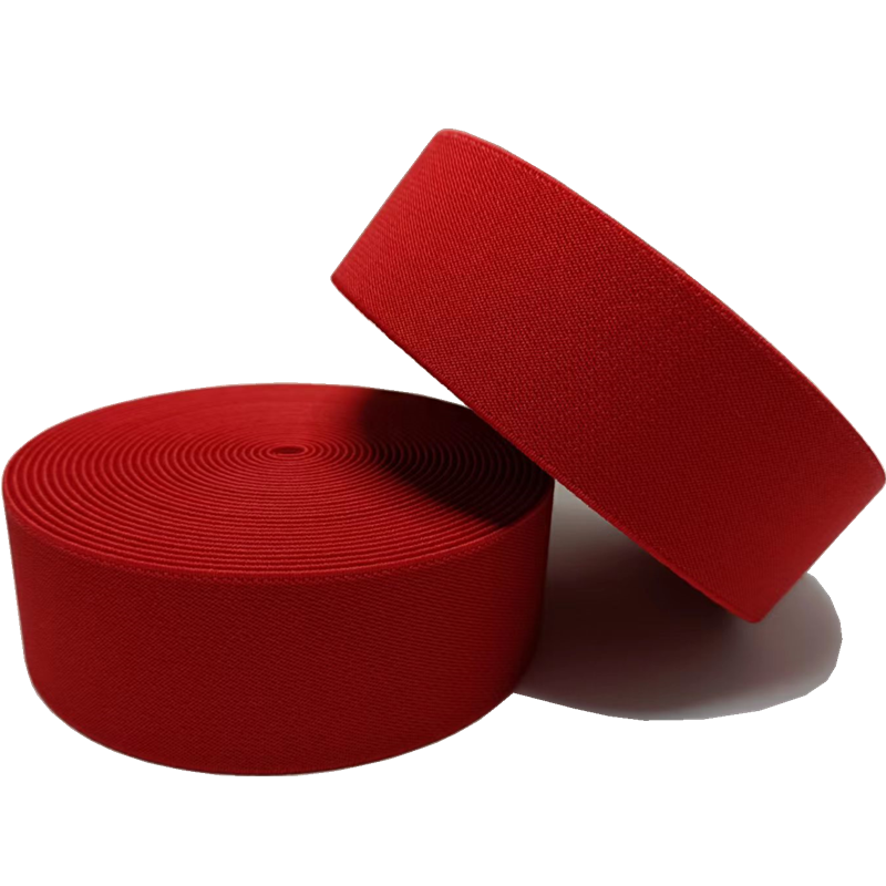 3.9cm Polyester Elastic Webbing Stretchy Headband Knitted Webbing