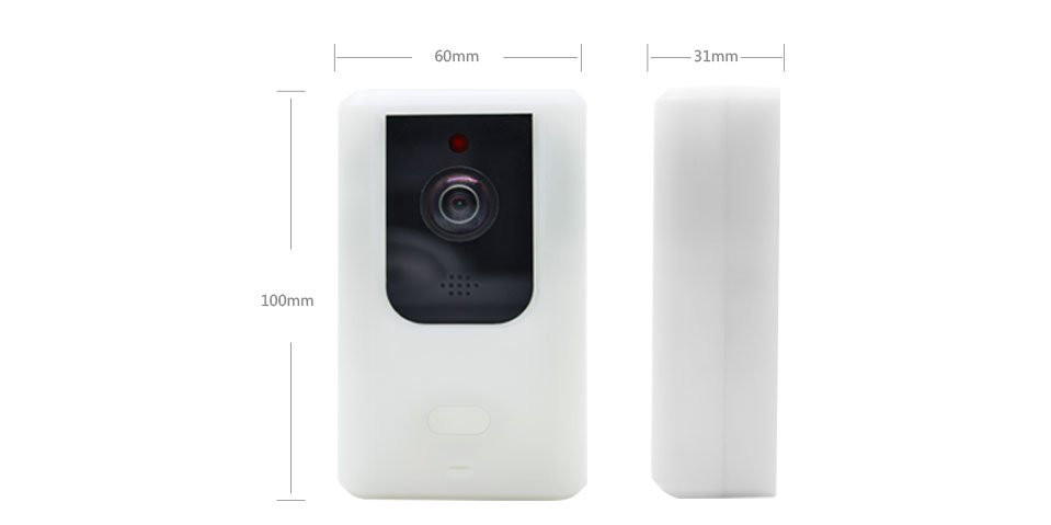 Smart Family Electric Wireless WiFi Visual Door Phone Doorbell Intercom with Infrared Light CX101
